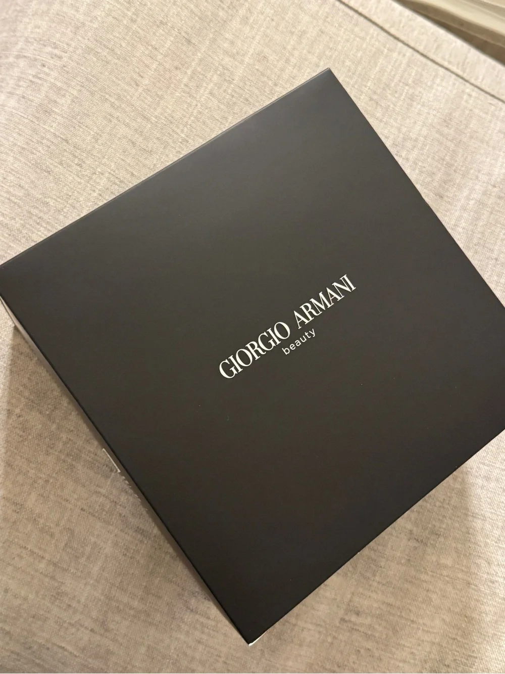 Giorgio Armani Beauty navy blue vanity toiletry cosmetic bag case new in box